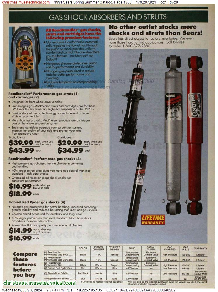1991 Sears Spring Summer Catalog, Page 1300