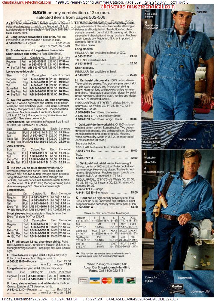 1996 JCPenney Spring Summer Catalog, Page 509