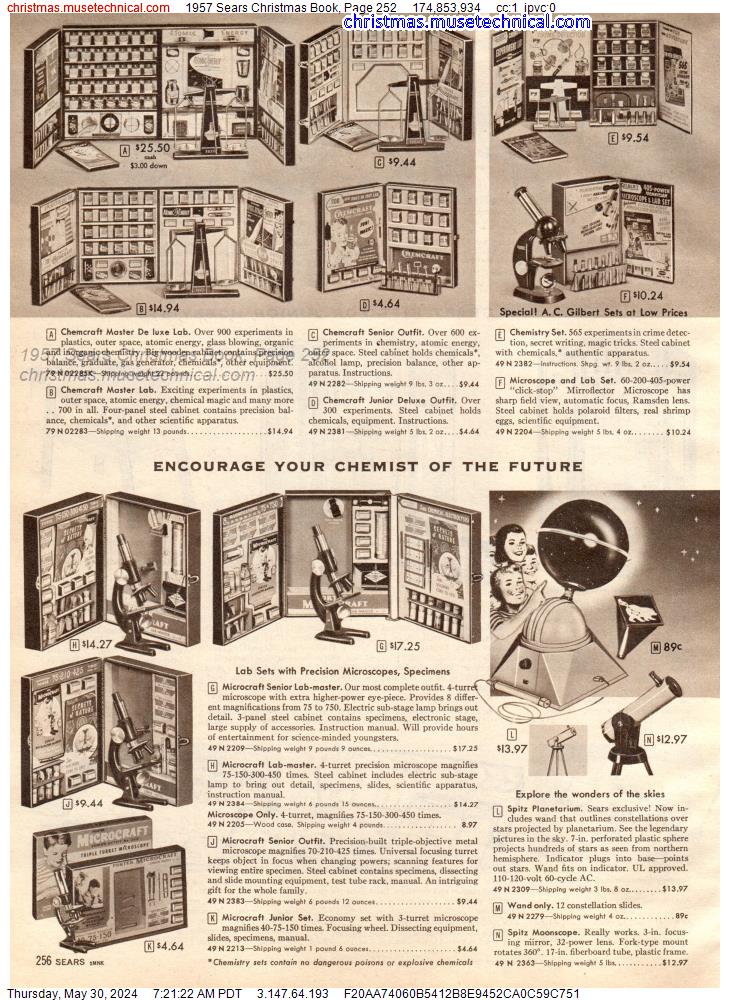 1957 Sears Christmas Book, Page 252