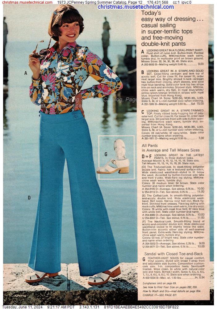1973 JCPenney Spring Summer Catalog, Page 12