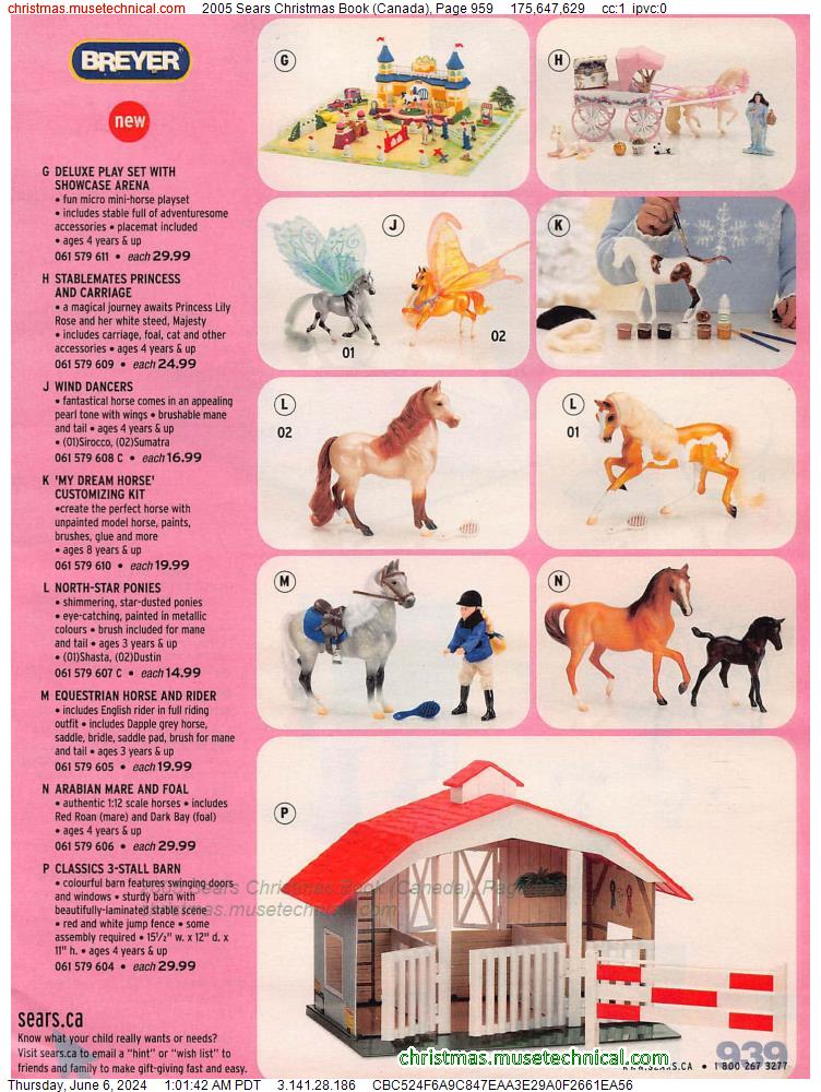2005 Sears Christmas Book (Canada), Page 959