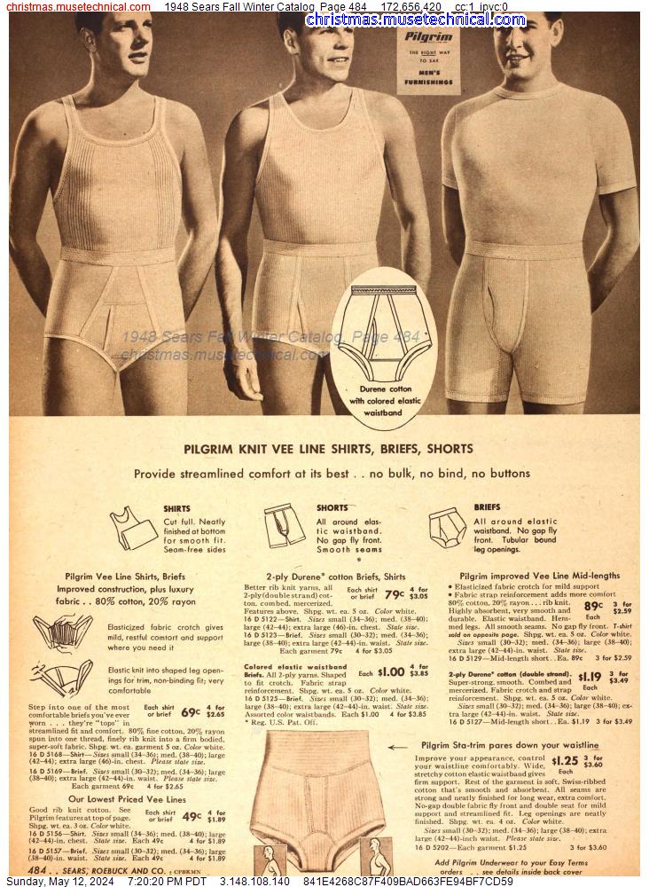 1948 Sears Fall Winter Catalog, Page 484