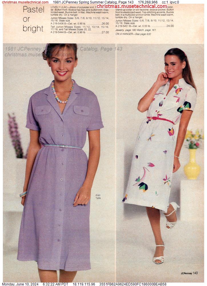 1981 JCPenney Spring Summer Catalog, Page 143