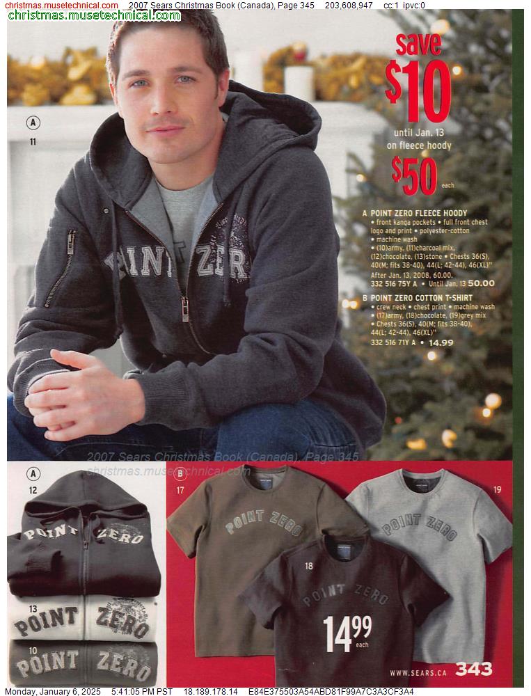 2007 Sears Christmas Book (Canada), Page 345