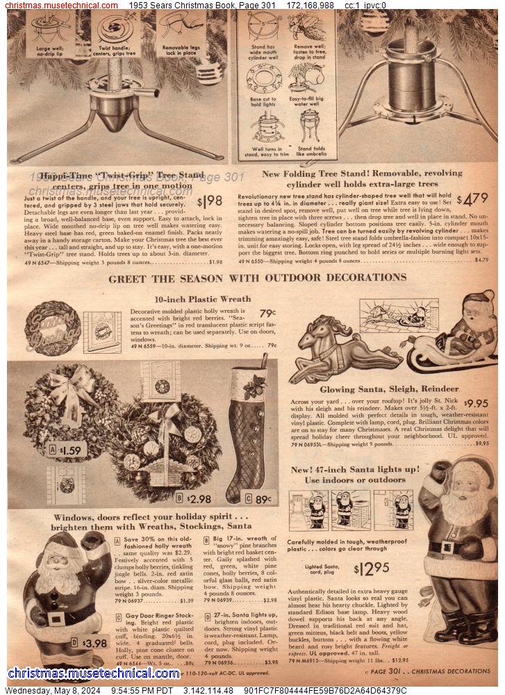 1953 Sears Christmas Book, Page 301
