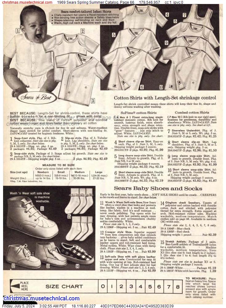 1969 Sears Spring Summer Catalog, Page 66