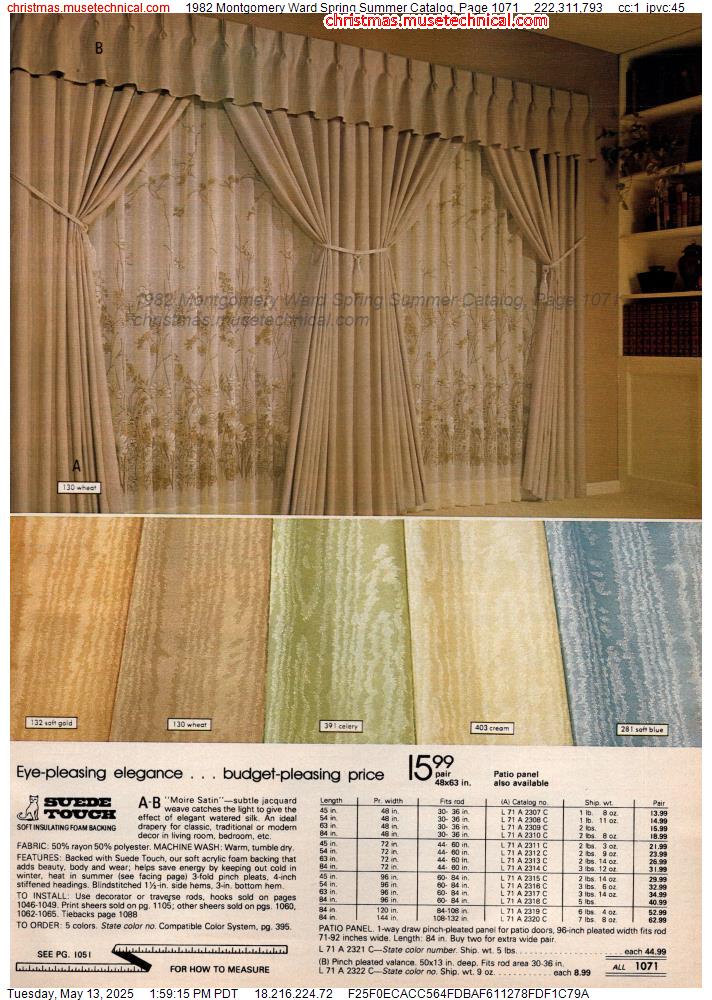 1982 Montgomery Ward Spring Summer Catalog, Page 1071