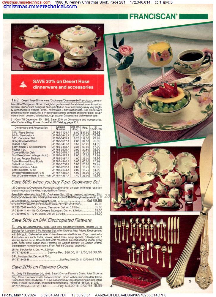 1986 JCPenney Christmas Book, Page 281