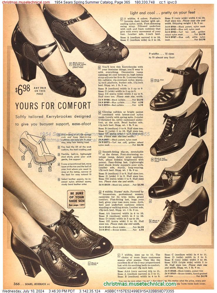 1954 Sears Spring Summer Catalog, Page 365