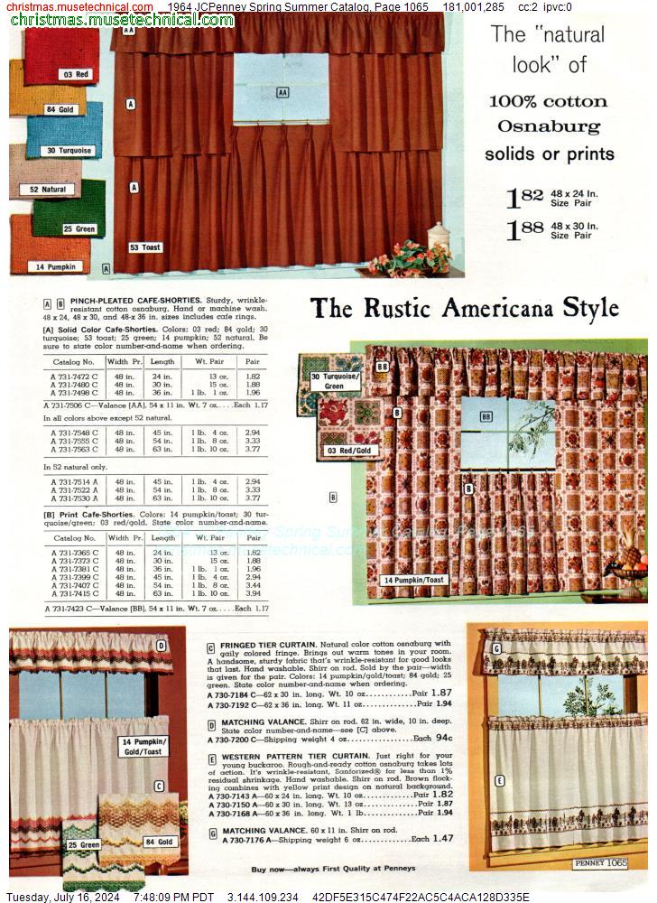 1964 JCPenney Spring Summer Catalog, Page 1065