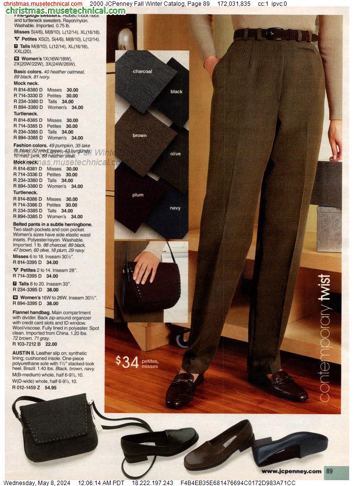 2000 JCPenney Fall Winter Catalog, Page 89