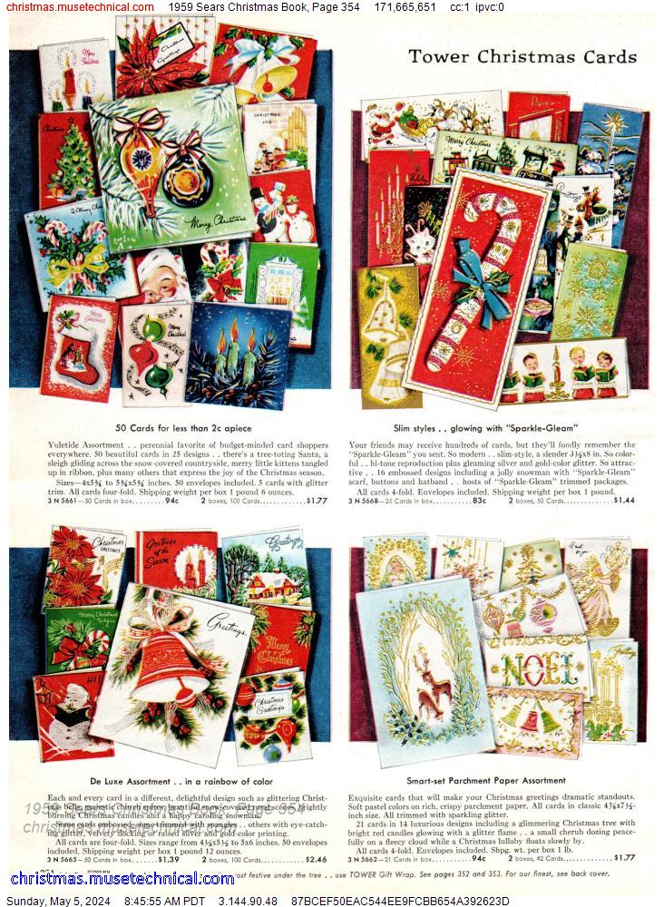 1959 Sears Christmas Book, Page 354