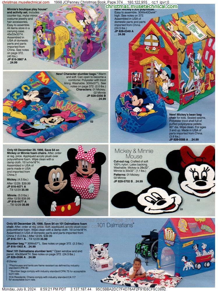 1998 JCPenney Christmas Book, Page 374