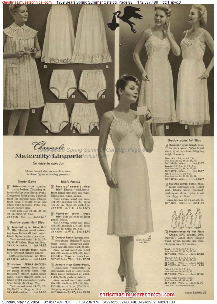 1959 Sears Spring Summer Catalog, Page 83
