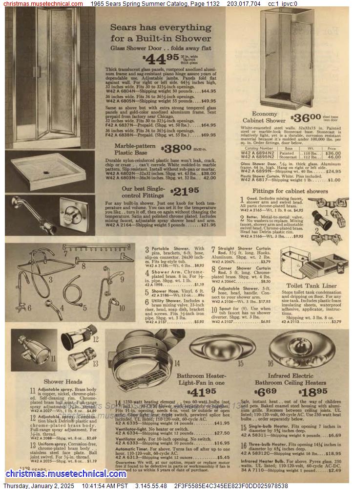 1965 Sears Spring Summer Catalog, Page 1132