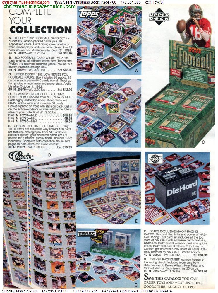 1992 Sears Christmas Book, Page 460