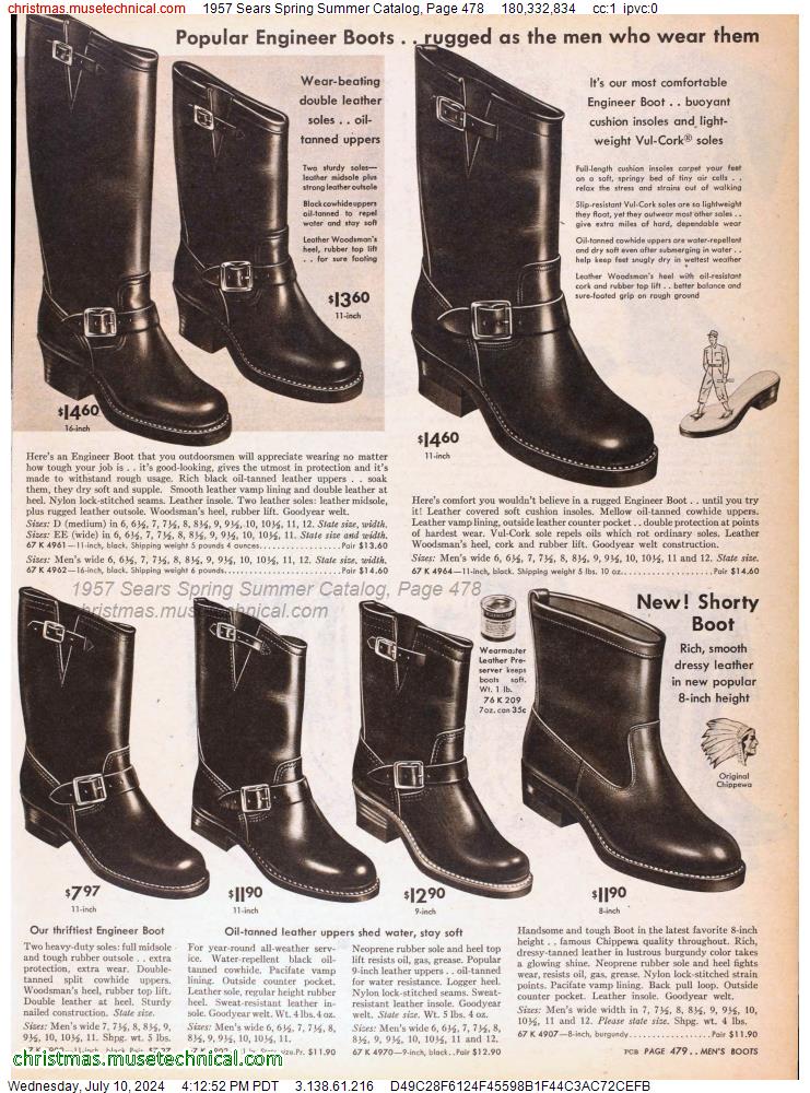 1957 Sears Spring Summer Catalog, Page 478