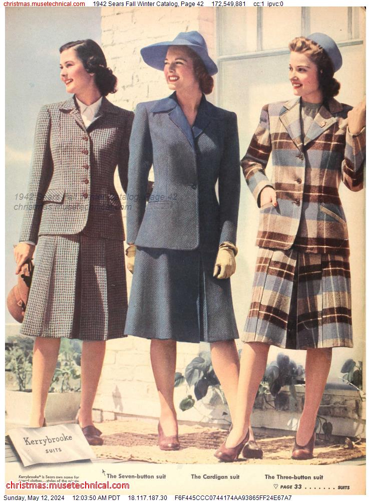 1942 Sears Fall Winter Catalog, Page 42