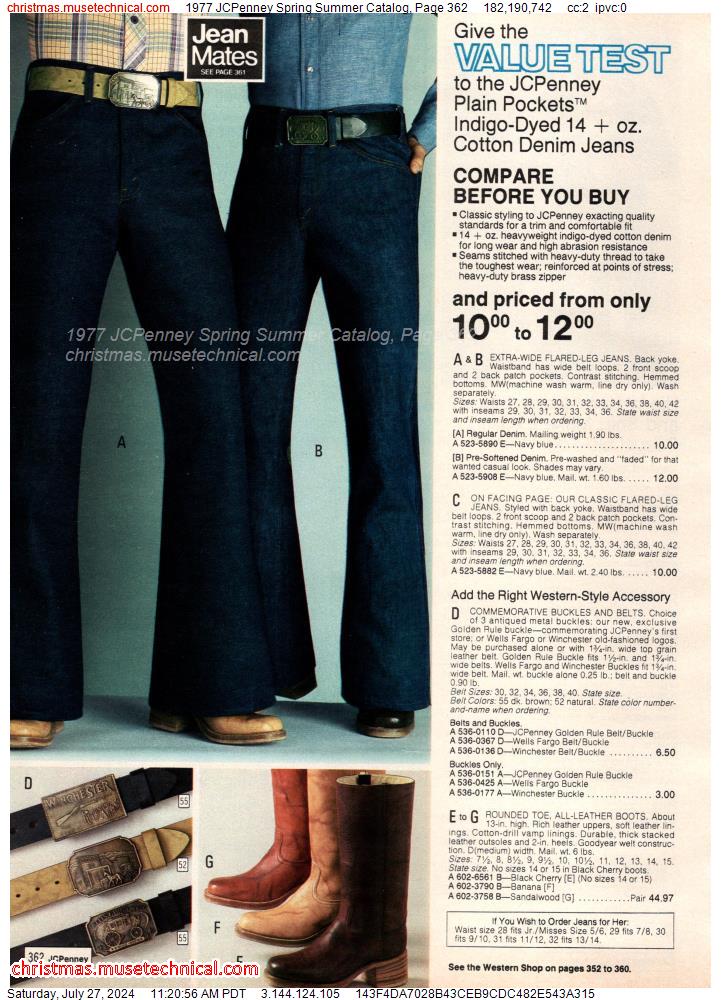 1977 JCPenney Spring Summer Catalog, Page 362