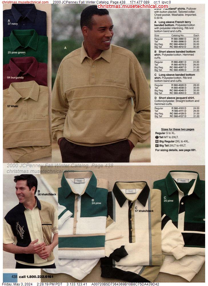 2000 JCPenney Fall Winter Catalog, Page 438