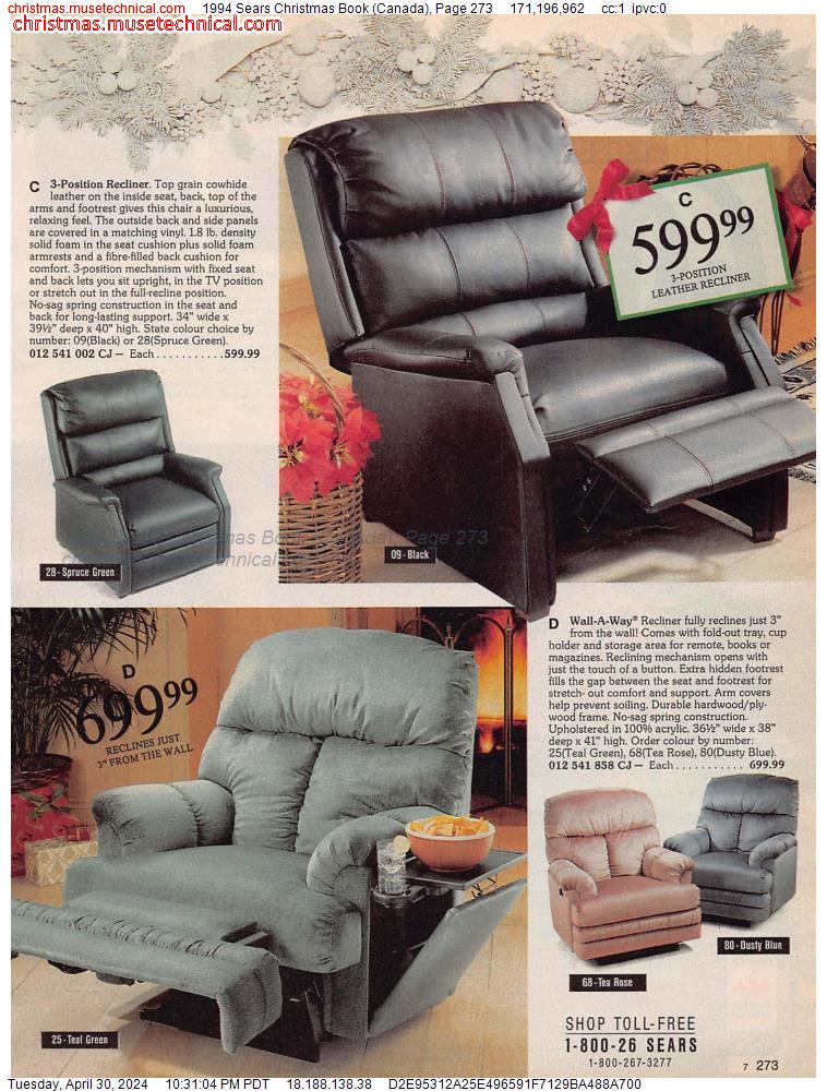 1994 Sears Christmas Book (Canada), Page 273