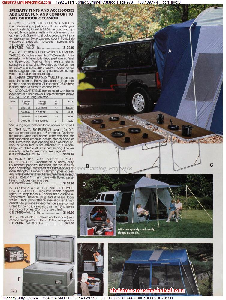 1992 Sears Spring Summer Catalog, Page 978