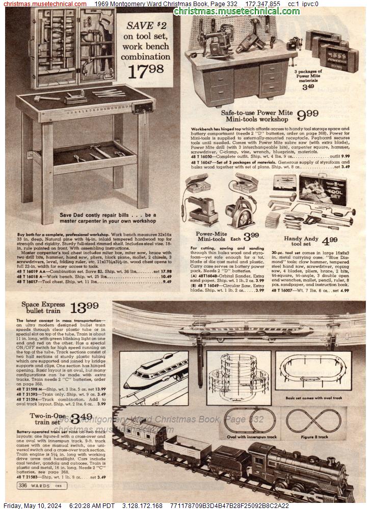 1969 Montgomery Ward Christmas Book, Page 332