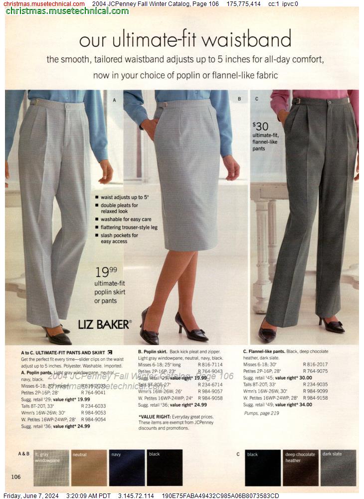 2004 JCPenney Fall Winter Catalog, Page 106