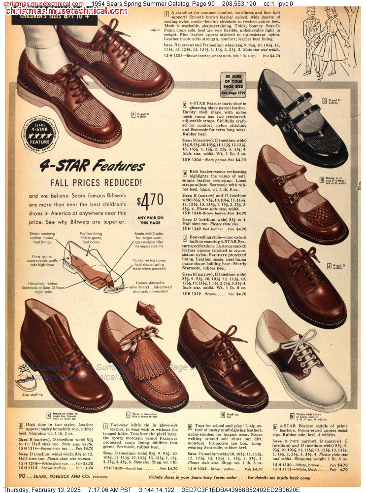 1954 Sears Spring Summer Catalog, Page 90