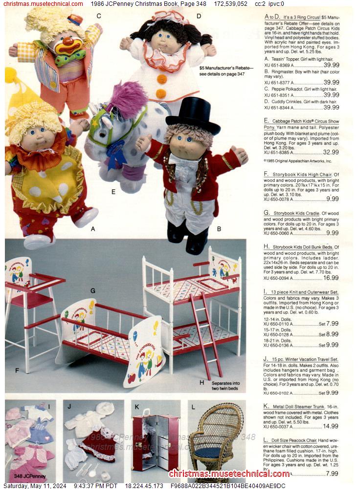 1986 JCPenney Christmas Book, Page 348