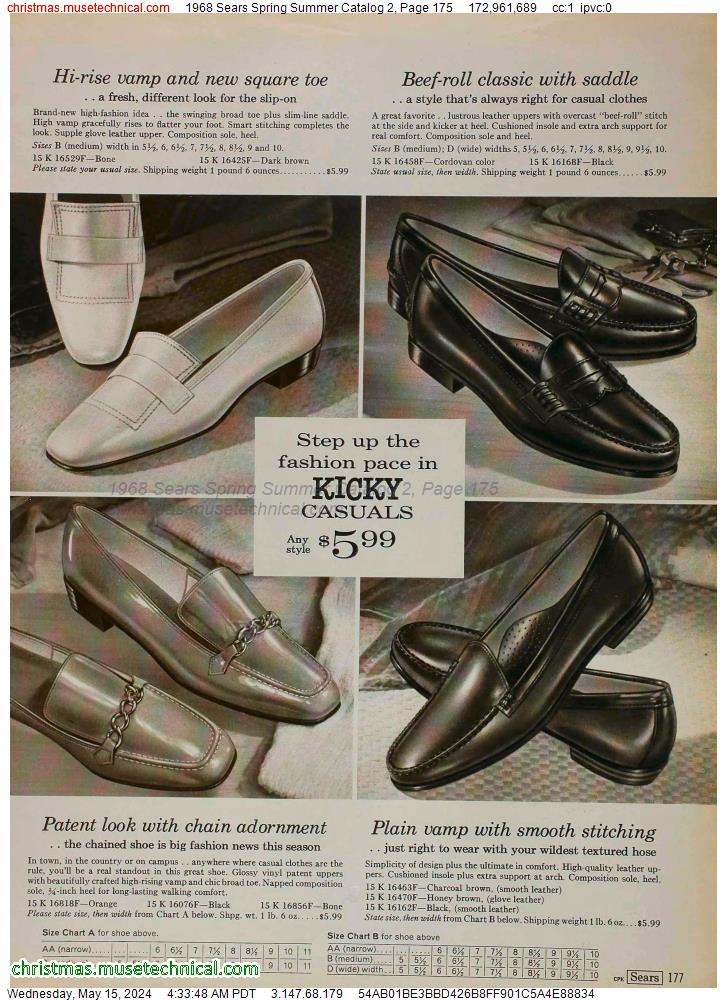 1968 Sears Spring Summer Catalog 2, Page 175