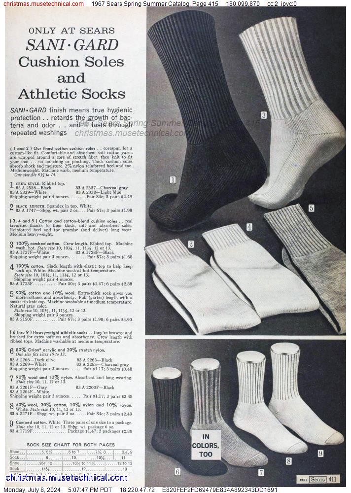 1967 Sears Spring Summer Catalog, Page 415