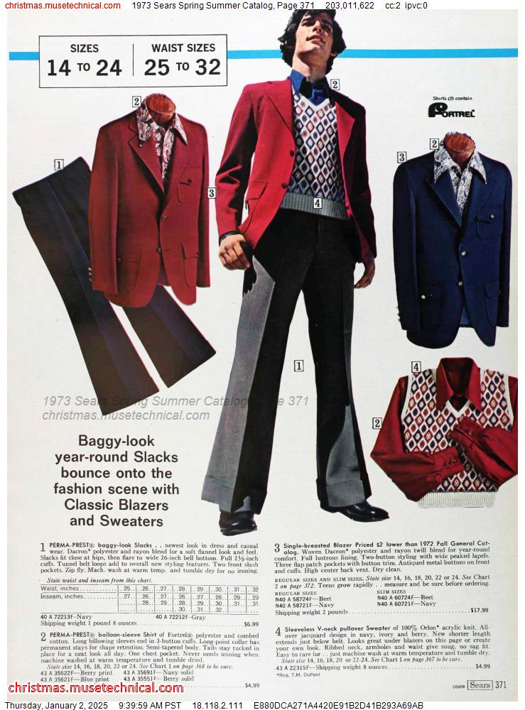 1973 Sears Spring Summer Catalog, Page 371