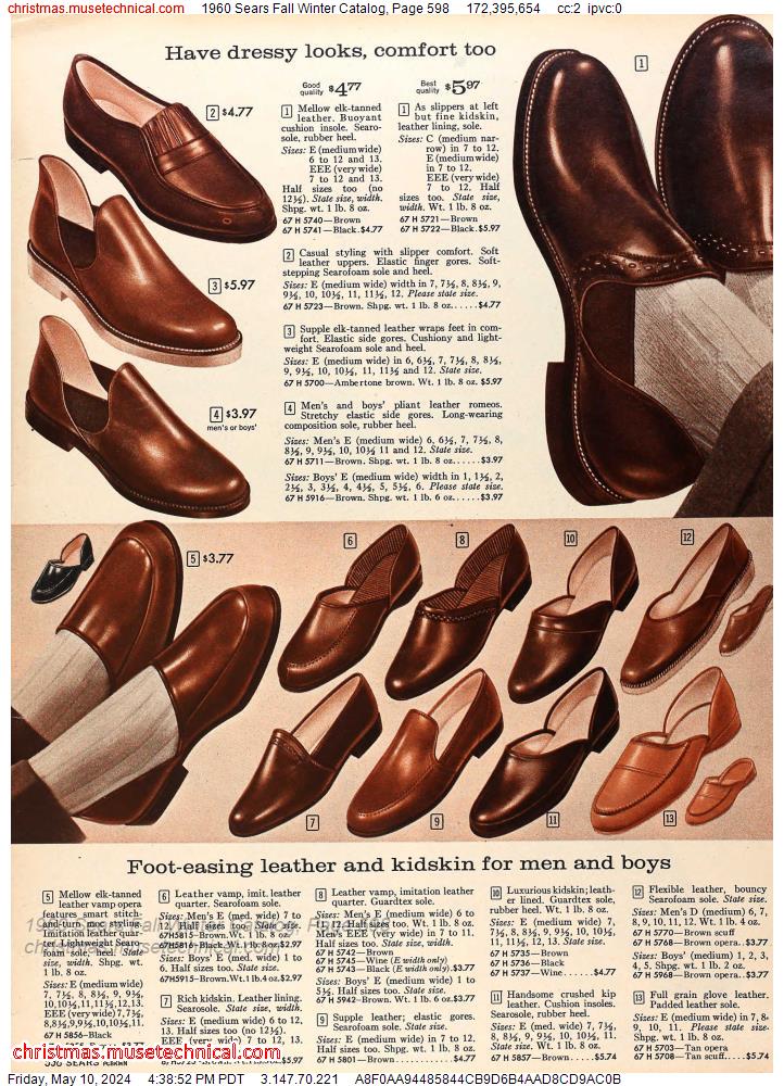 1960 Sears Fall Winter Catalog, Page 598