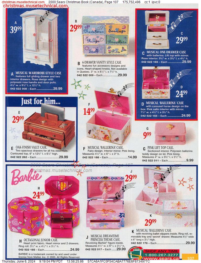 2000 Sears Christmas Book (Canada), Page 107