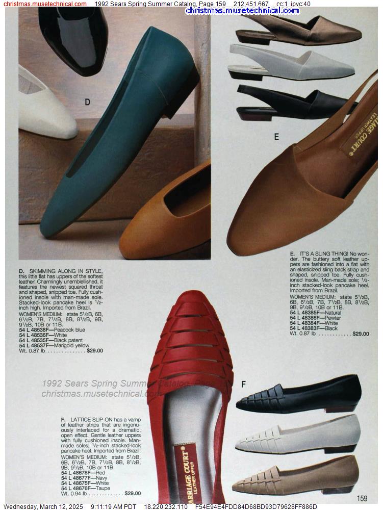 1992 Sears Spring Summer Catalog, Page 159