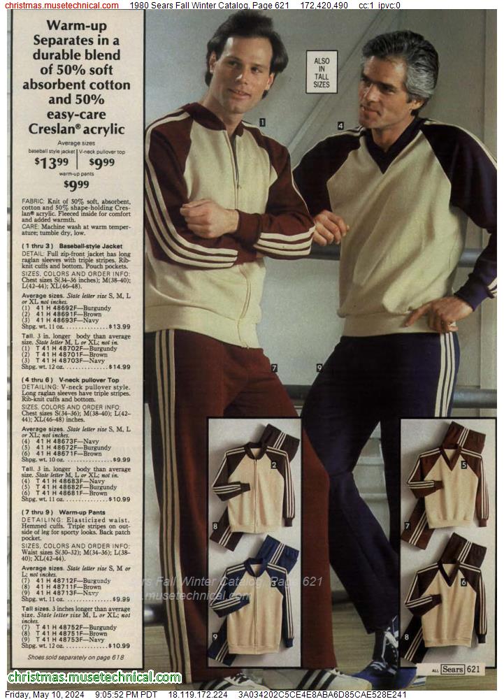 1980 Sears Fall Winter Catalog, Page 621