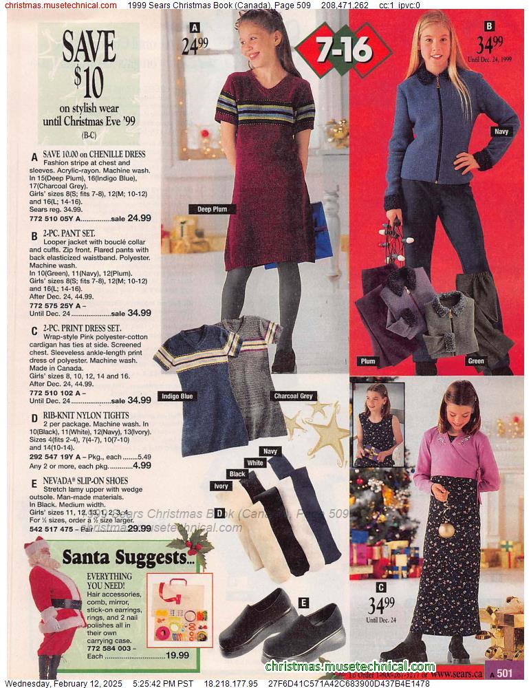 1999 Sears Christmas Book (Canada), Page 509