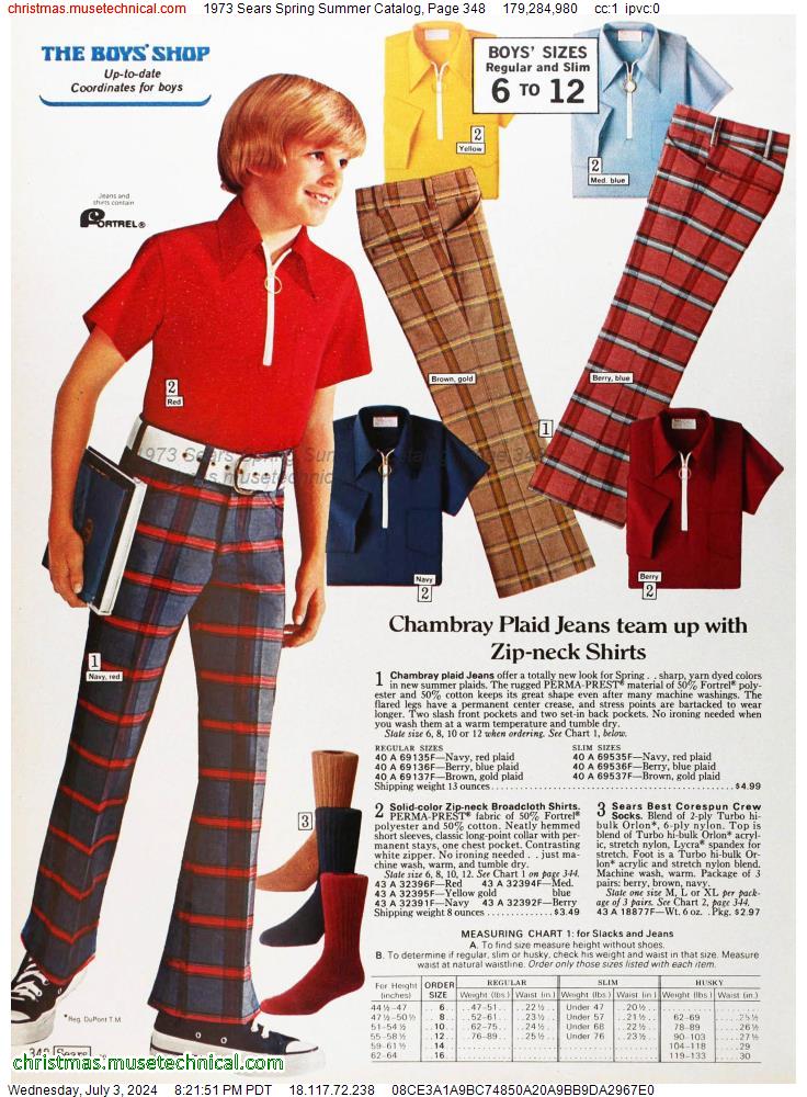 1973 Sears Spring Summer Catalog, Page 348