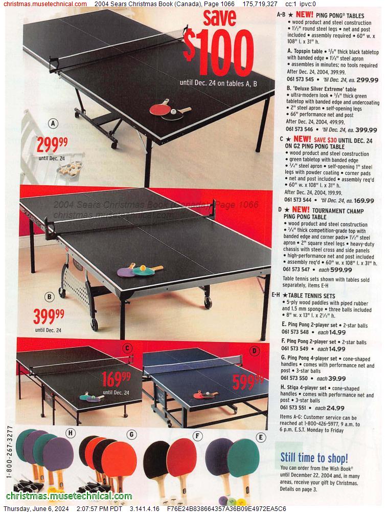 2004 Sears Christmas Book (Canada), Page 1066