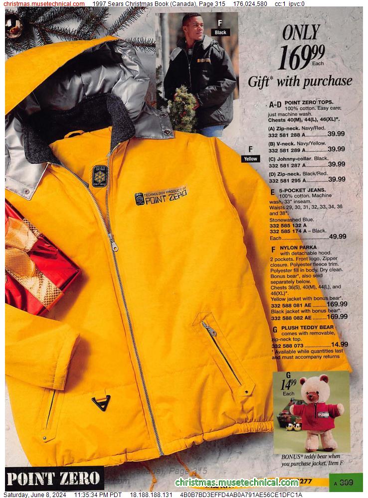 1997 Sears Christmas Book (Canada), Page 315