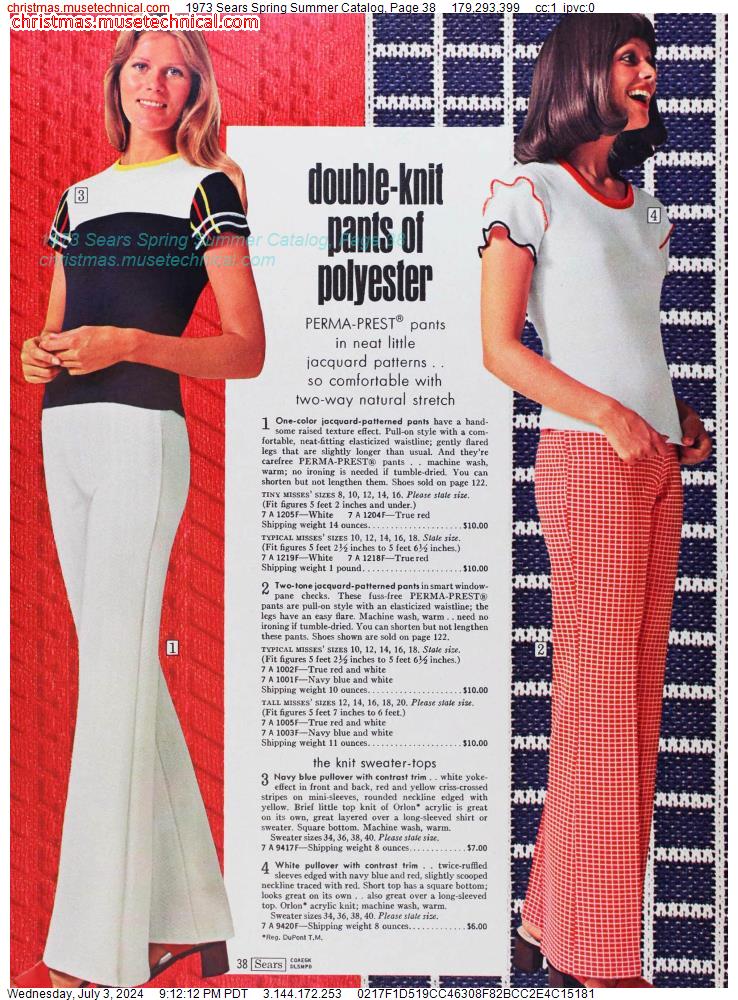 1973 Sears Spring Summer Catalog, Page 38