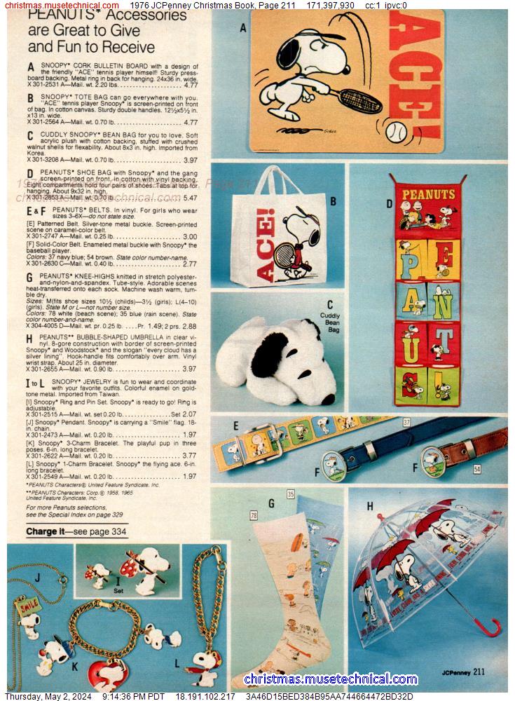 1976 JCPenney Christmas Book, Page 211