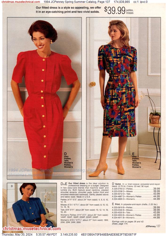 1994 JCPenney Spring Summer Catalog, Page 137