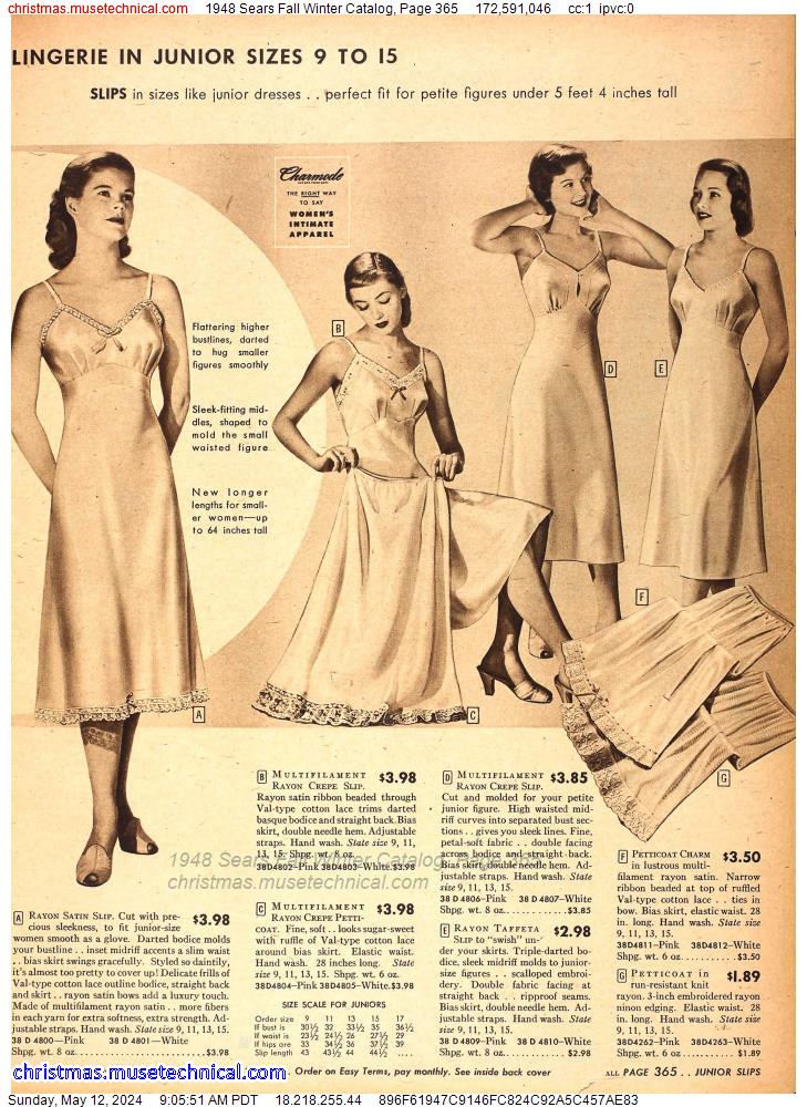 1948 Sears Fall Winter Catalog, Page 365