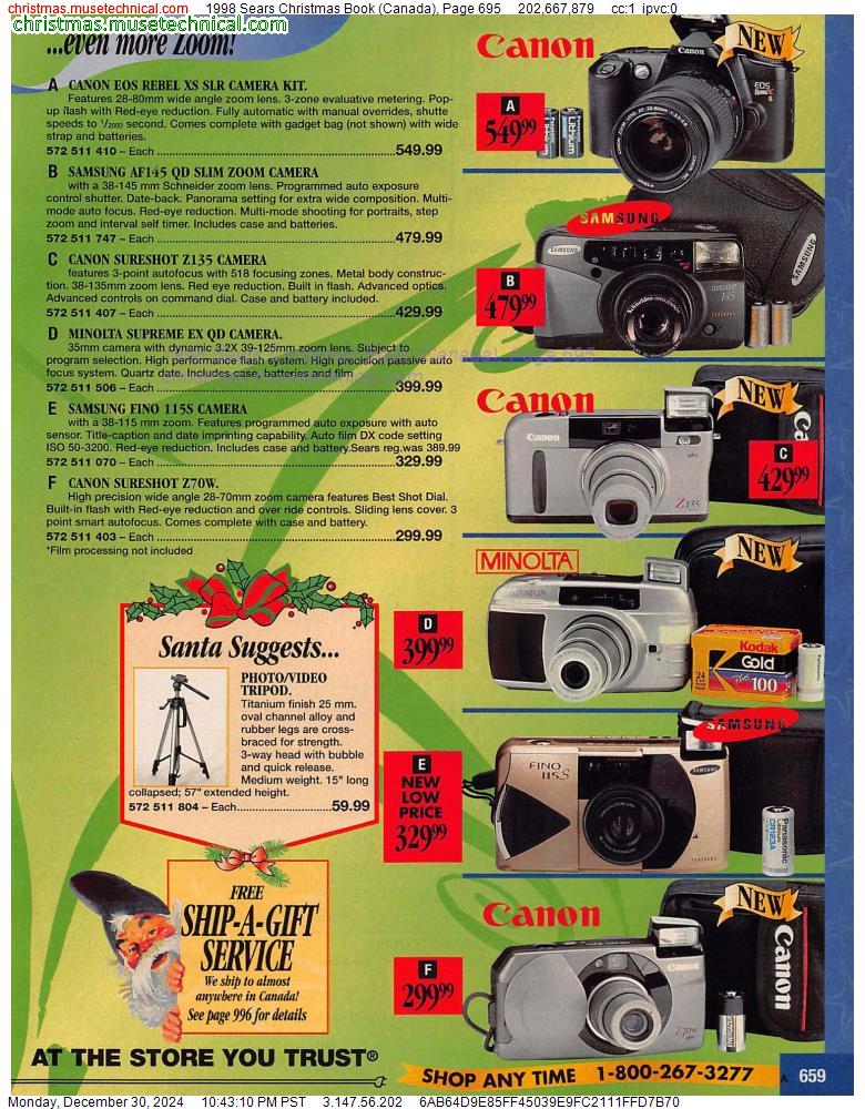 1998 Sears Christmas Book (Canada), Page 695