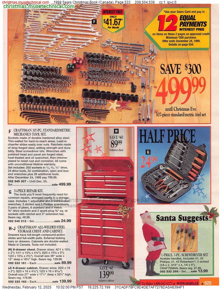 1999 Sears Christmas Book (Canada), Page 533