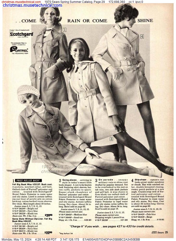 1970 Sears Spring Summer Catalog, Page 29