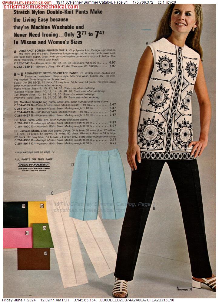 1971 JCPenney Summer Catalog, Page 31