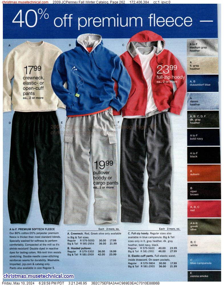 2009 JCPenney Fall Winter Catalog, Page 262